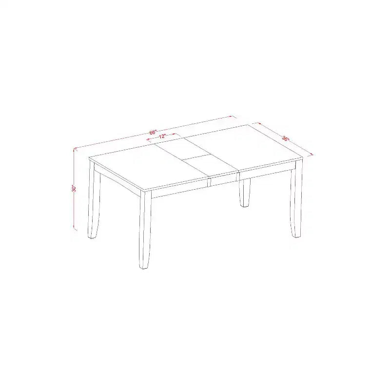 Elegante set da pranzo - Tavolo e sedie