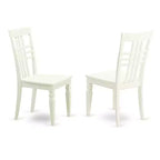 Set da Tavolo Rotondo da Cucina - Tavolo e Sedie 5 Pezzi - Finitura Bianco Lino - Sala da Pranzo per Piccoli Spazi