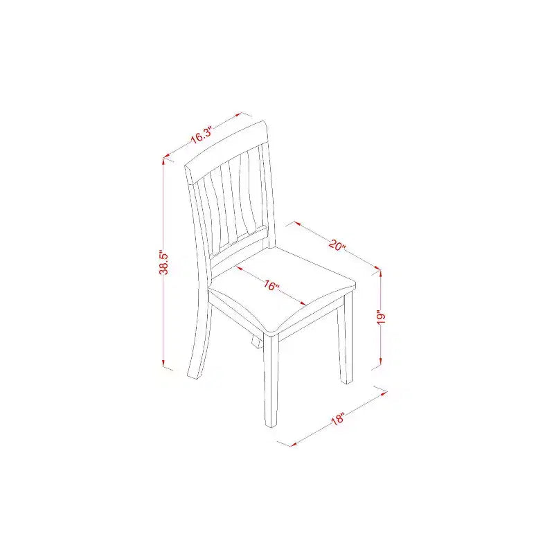 Set da pranzo per cucina 5 pezzi, tavolo con 4 sedie, set moderno con tavolo rotondo a piedistallo, nero, 42 pollici