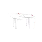 Set da pranzo - Tavolo da cucina e sedie - Set da pranzo piccolo - Design moderno