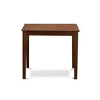 Set da pub altezza bancone - Tavolo e sedie a 3 pezzi in stile asiatico - Set da pranzo per piccoli spazi - Mogano 36x36 pollici
