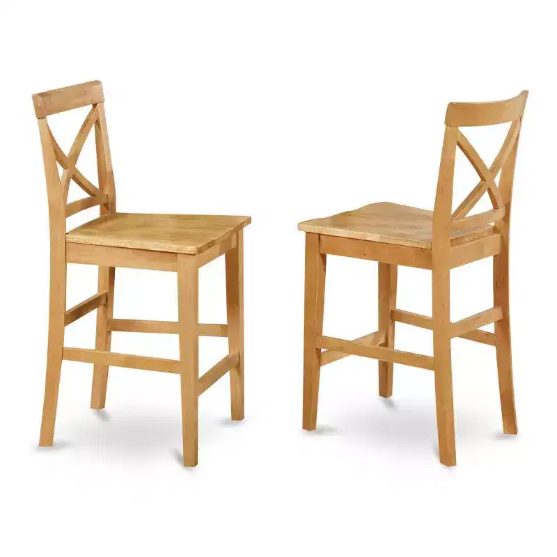 Set da Tavolo da Cucina - Tavolo Altezza Contatore & 4 Sedie - Elegante Set da Pranzo per Piccoli Spazi