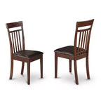 Set da pranzo rustico 7 pezzi - Tavolo da pranzo per piccoli spazi e 6 sedie - Set da cucina in legno massello