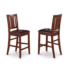 Set Tavolo Altezza Bancone con 4 Sedie - Moderno Set Dinette per Cucina o Sala da Pranzo
