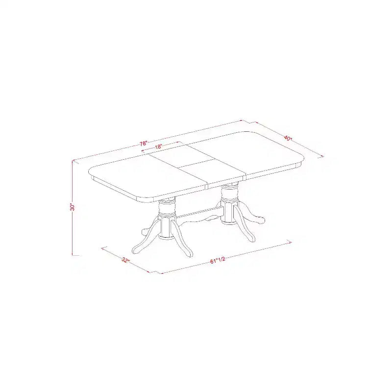 Set sala da pranzo in stile sud-occidentale - Tavolo e sedie - Set cucina moderno