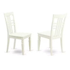 HomeStock Set 5 Pezzi Tavolo da Pranzo Rettangolare Finitura Lino Bianco con Piano in Legno Massello, 2 Panche, 2 Sedie