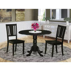 Set da pranzo rotondo - Tavolo da cucina con 4 sedie - Set da pranzo moderno