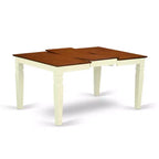 Set da Pranzo Boho da Spiaggia - Tavolo Rettangolare da 6 Pezzi e 4 Sedie Più Panca - 42/60 Pollici