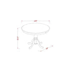 Set da cucina con tavolo da pub - Set da pranzo 5 pezzi con sedie - Design salvaspazio - Finitura rovere caldo