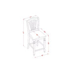 Set da Pranzo Altezza Bancone - 5 Pezzi Tavolo da Pub e Sedie - Set Cucina Moderno
