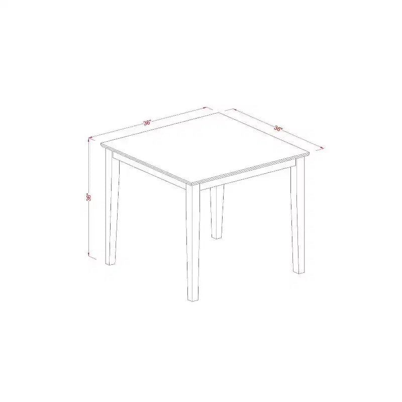 Set da pranzo altezza bancone - Tavolo e 4 sedie - Set cucina - Design moderno - Finitura nero e ciliegio