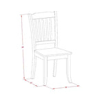 Set da pranzo Hollywood Regency - Tavolo rotondo 5 pezzi e 4 sedie - 106,68 cm - Elegante arredamento per sala da pranzo