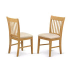 Set Tavolo da Cucina Piccolo con 4 Sedie - Tavolo da Pranzo con Ante a Ribalta da 42, Finitura Rovere