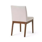 Set da pranzo moderno 5 pezzi per 4 persone, tavolo da cucina con struttura in legno massello con 4 sedie da pranzo imbottite per sala da pranzo o cucina-Panipeachy