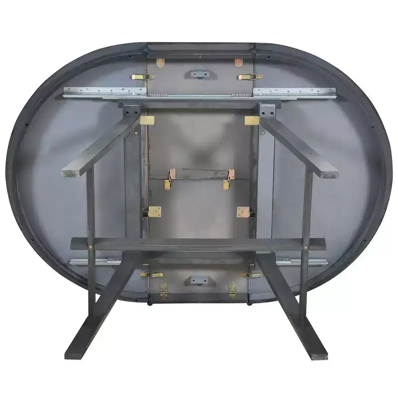 Set tavolo da pranzo rotondo allungabile, set da 5 pezzi con tavolo in legno e 4 sedie, tavolo da pranzo per 4 persone per sala da pranzo