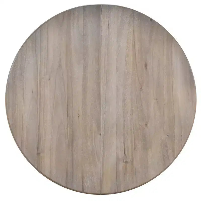 Set tavolo da pranzo rotondo allungabile, set da 5 pezzi con tavolo in legno e 4 sedie, tavolo da pranzo per 4 persone per sala da pranzo