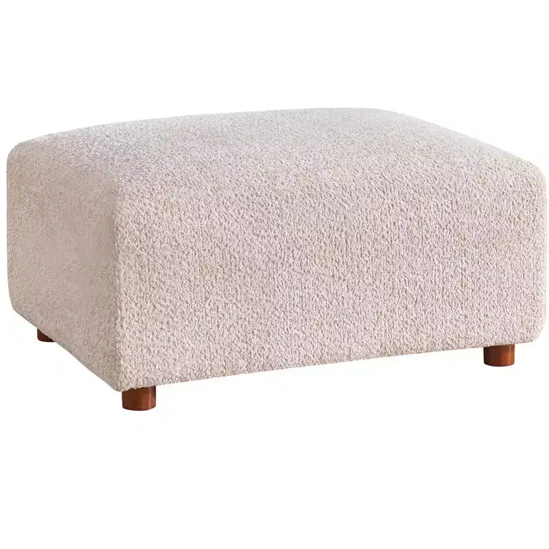 Divano sezionale moderno in boucle a 5 posti con pouf Christopher Knight Home Floria 126''