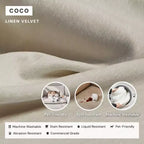 Divano componibile lavabile a 6 posti a forma di U Anabei + Pouf | Seduta Deluxe+ e Cuscino Cloud