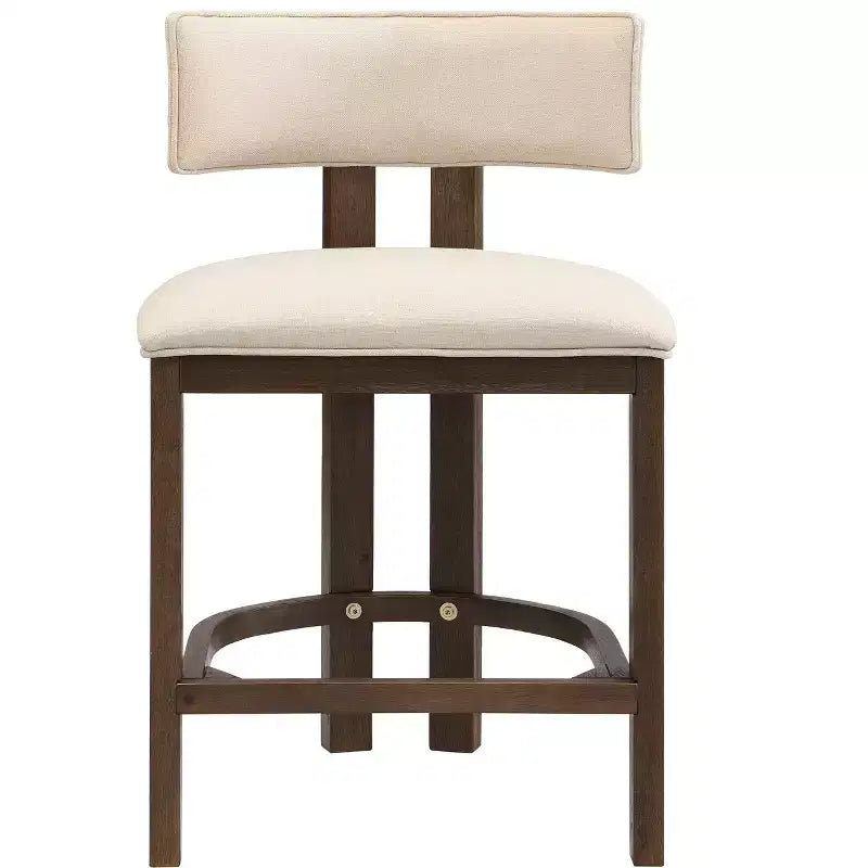 Christopher Knight Home Johnson Set Tavolo da Pranzo Alto con Tre Sedie Imbottite in Legno di Gomma, Stile Rustico