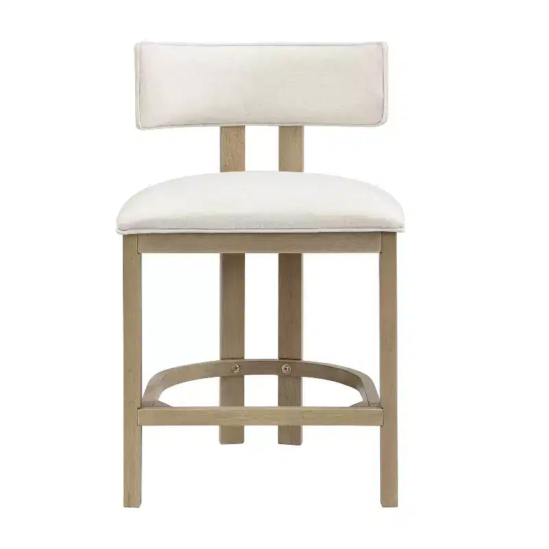Christopher Knight Home Johnson Set Tavolo da Pranzo Alto con Tre Sedie Imbottite in Legno di Gomma, Stile Rustico
