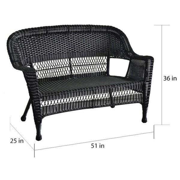 Wicker Patio 4-piece Conversation Set