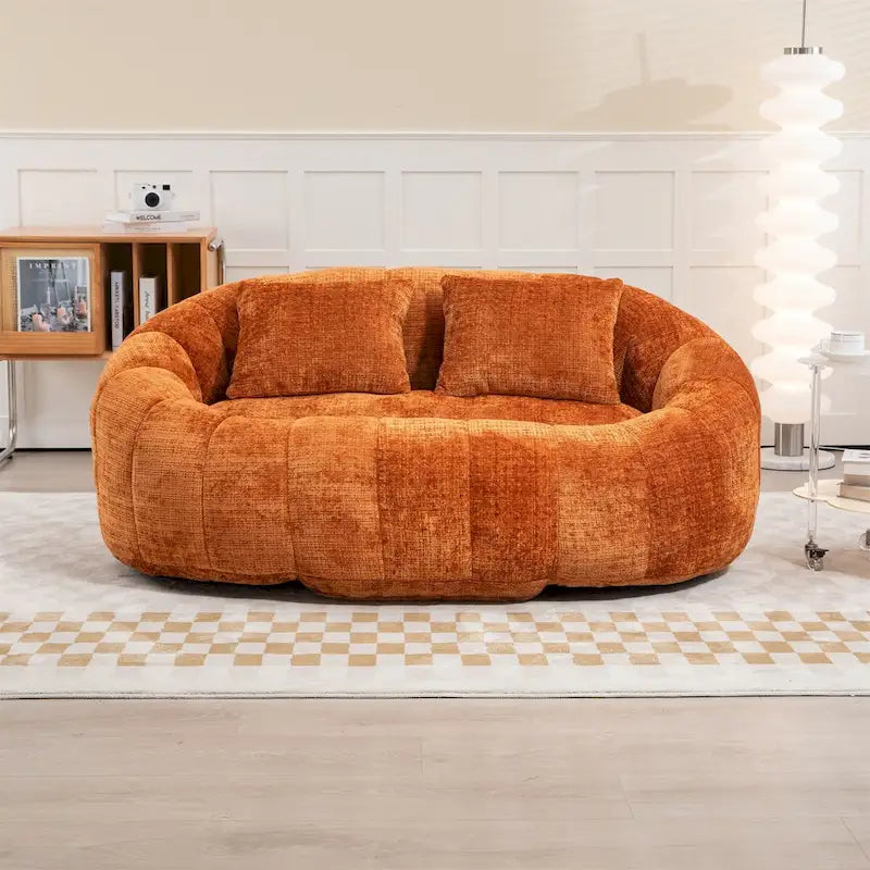 Chenille Bean Bag Chair Lazy Sofa