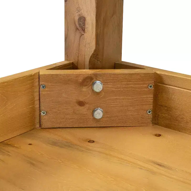 Mesa de jantar retangular Flash Furniture, 46 x 30, em pinho maciço