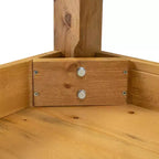Mesa de jantar retangular Flash Furniture, 46 x 30, em pinho maciço