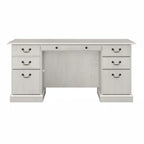 Scrivania direzionale Bush Furniture Saratoga con cassetti e vano portaoggetti