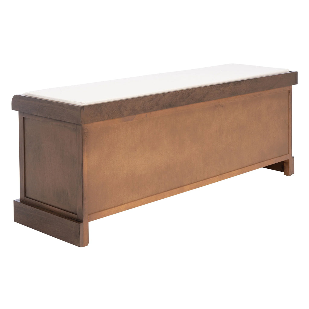 Panca contenitore SAFAVIEH Fiorello con 3 cassetti e cuscino - 47.3 W x 15 L x 19 H - 47Wx15Dx19H