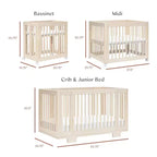 Babyletto Yuzu 8-in-1 Convertible Crib with All-Stages Conversion Kits