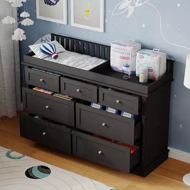 Cassettiera fasciatoio versatile per neonati Famapy: design trasformabile, cassetti spaziosi, cresce insieme al tuo bambino