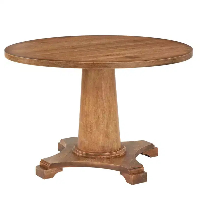 Set da pranzo Lifestorey Kerrington da 4 pezzi con banquette con schienale trapuntato, noce/crema: tessuto effetto lino, tavolo con base a piedistallo