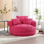 Poltrona rotonda relax ?C bianco/blu/grigio/giallo/arancione/rosso rosa/blu navy/verde, posto singolo e doppio