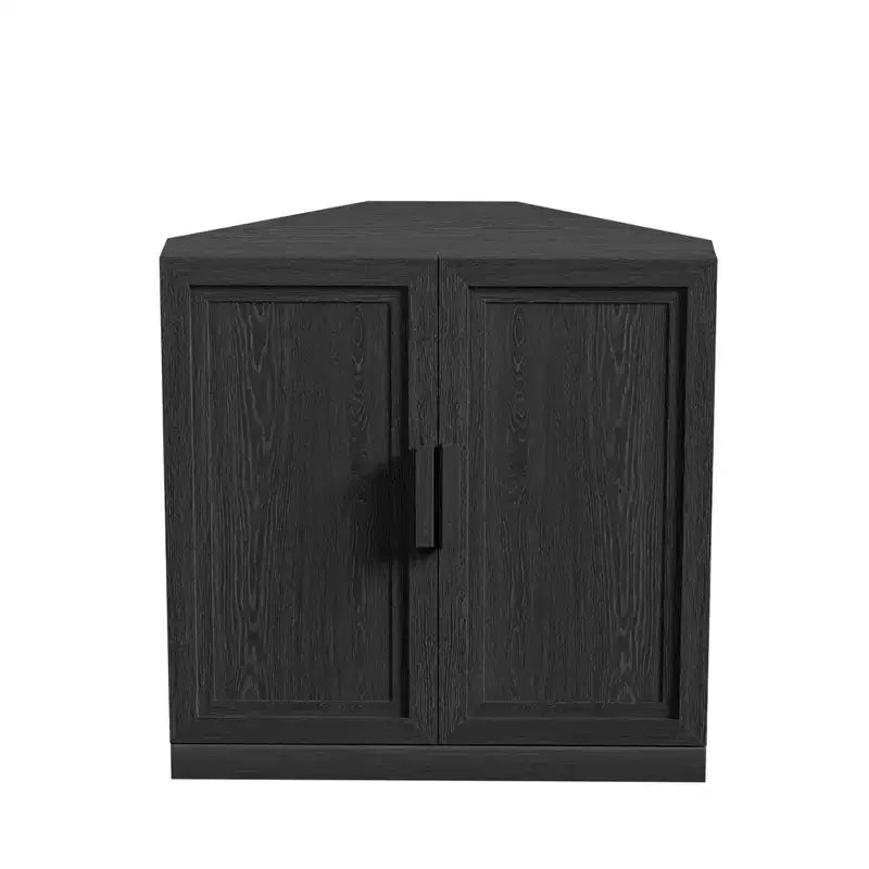 Meuble d’angle Dovelina avec étagères réglables, buffet, meuble à vin et meuble de cuisine et de salle à manger avec portes en bois - 31 po H x 31 po L, 36 po H x 31 po L