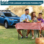 Panier de toit universel avec extension, porte-bagages de toit noir pour SUV, capacité de 250 lb