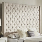 Naples Button-tufted Wingback Headboard only by iNSPIRE Q Artisan