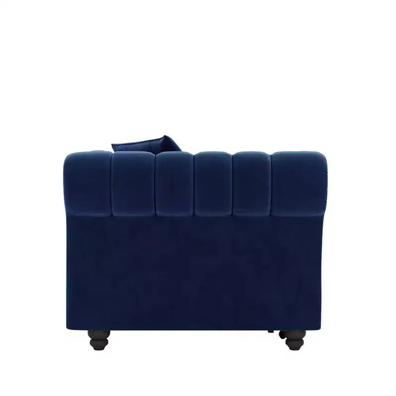 Canapé-lit escamotable et convertible Whisen en velours, format très grand lit, 3-en-1, avec ottoman amovible et design capitonné