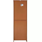 Meuble de rangement haut de 72 pouces avec 8 portes et 4 étagères pour salon, cuisine ou bureau