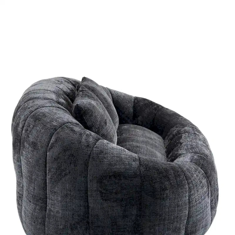 GDFStudio - Divano relax Laurel in ciniglia a 2 posti con schiuma ad alta densità e comfort extra-large