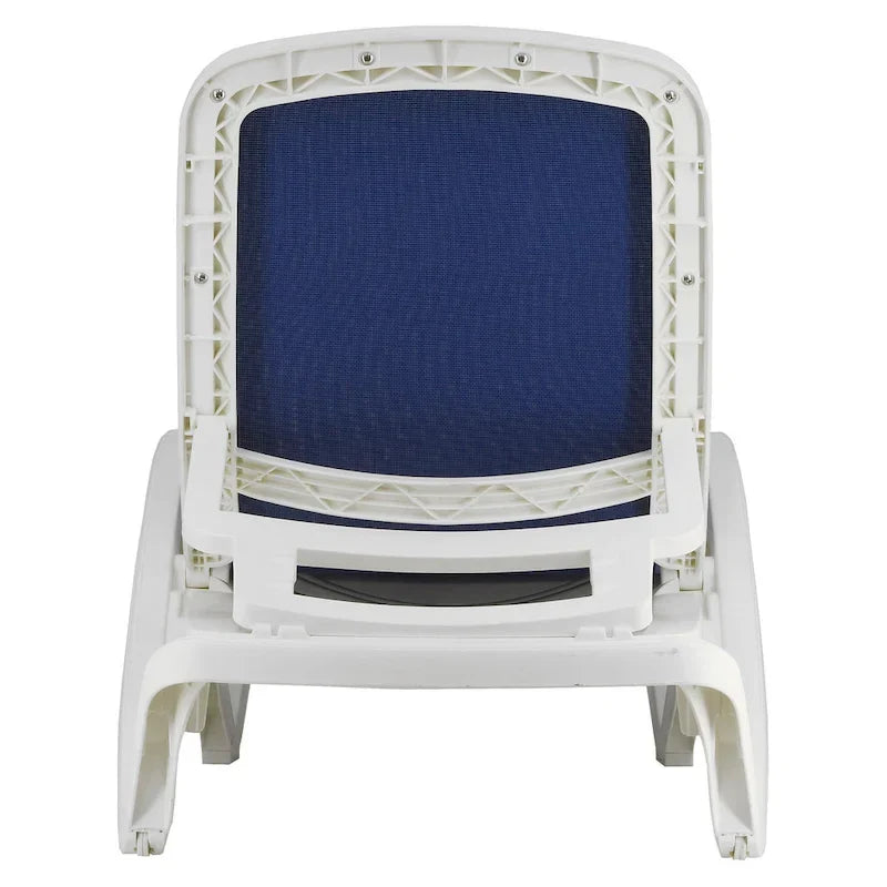 Coppia di chaise longue con imbracatura per tutte le stagioni della collezione Plymouth - 77 pollici