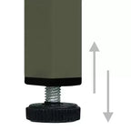 vidaXL kledingkast olijfgroen 35.4x19.7x70.9 staal
