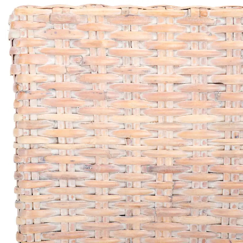 Ensemble de 2 chaises de salle à manger en osier naturel, 19 l x 22 p x 41 h, style bohème côtier