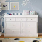Cassettiera fasciatoio versatile per neonati Famapy: design trasformabile, cassetti spaziosi, cresce insieme al tuo bambino
