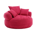Poltrona rotonda relax ?C bianco/blu/grigio/giallo/arancione/rosso rosa/blu navy/verde, posto singolo e doppio