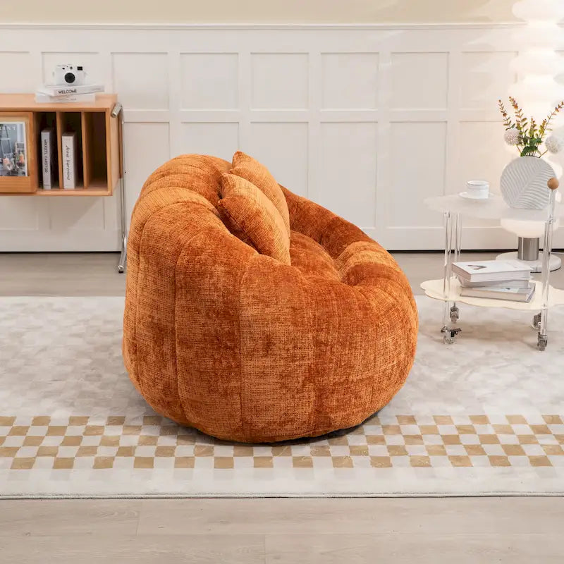 GDFStudio - Divano relax Laurel in ciniglia a 2 posti con schiuma ad alta densità e comfort extra-large