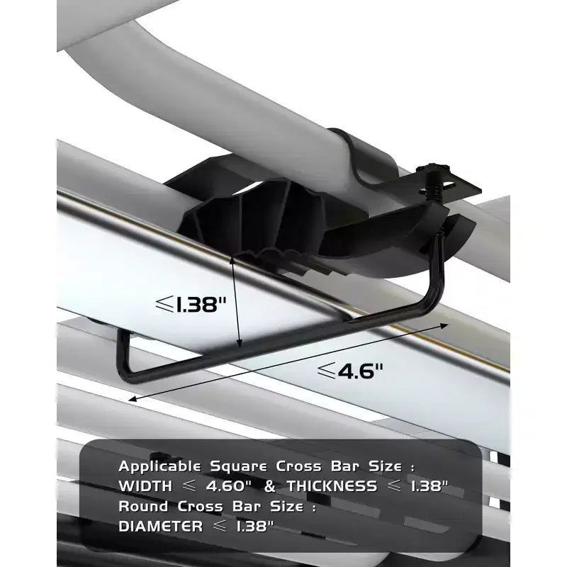 Cesto portabagagli da tetto resistente Global  Costruzione in acciaio, portata di 200 libbre, ampio portabagagli per SUV, auto e camion