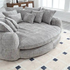 Comodo divano letto matrimoniale a panetto, divano letto oversize con braccioli