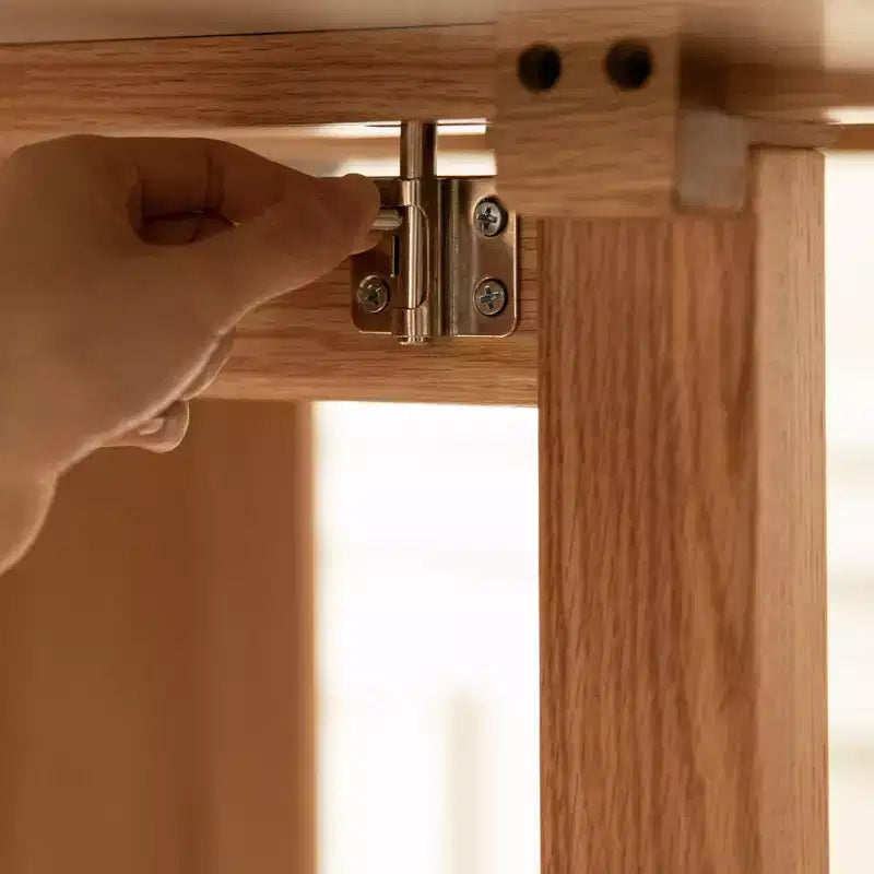 Tavolo pieghevole moderno GDFStudio Agatha in legno massello per 4-6 persone con piano effetto lastra di pietra