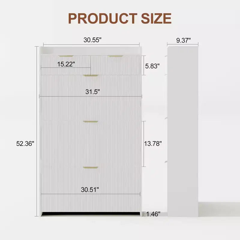 Scarpiera moderna bianca con 3 cassetti ribaltabili, 2 cassetti piccoli e ganci, organizer sottile scanalato per scarpe, mobile stretto per ingresso